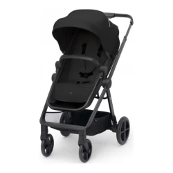 Cărucior 4 în 1 Kinderkraft Newly cu scaun auto Mink Pro i-Size și bază, negru cumpăra în Chișinau. Foto 3