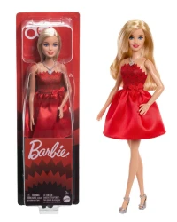 Păpușa Barbie în rochie roșu rubin cumpăra în Chișinau. Foto 1