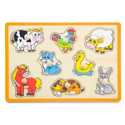 Puzzle Viga Animalele de la fermă cumpăra în Chișinau. Foto 1