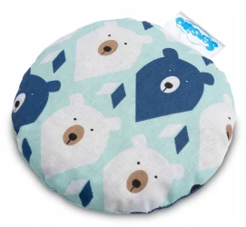 Подушка от колик с вишневыми косточками Sensillo Polar Bear Blue купить в Кишиневе. Фото 1