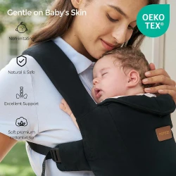 Marsupiu Momcozy WeeSnug Cotton Black cumpăra în Chișinau. Foto 6