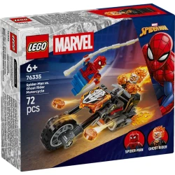 Set construcție Lego Marvel Spider-Man vs Ghost Rider Motorcycle, 72 elemente cumpăra în Chișinau. Foto 1