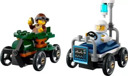 Конструкторы Lego City Aeroplane vs Hospital Bed, 70 элементов купить в Кишиневе. Фото 3