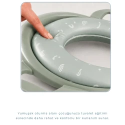 Colac pentru WC copii BabyJem Mega Soft Green, 18 luni+ cumpăra în Chișinau. Foto 3