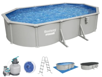 Бассейн для детей Bestway Hydrium + фильтрующий насос 6056 л/ч, 19929 литров купить в Кишиневе. Фото 1