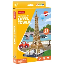Puzzle 3D Cubic Fun Turnul Eiffel, 31 piese cumpăra în Chișinau. Foto 3