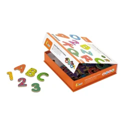 Набор магнитных букв и цифр Viga Colorful Magnetic Letters & Numbers, 77 шт. купить в Кишиневе. Фото 1