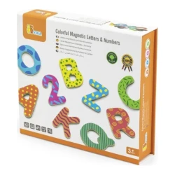 Набор магнитных букв и цифр Viga Colorful Magnetic Letters & Numbers, 77 шт. купить в Кишиневе. Фото 3
