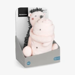 Пледик с игрушкой Kikkaboo Hedge-hugs Pink, 70x100 см купить в Кишиневе. Фото 4