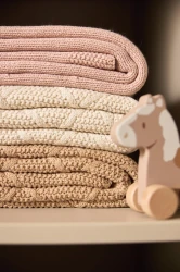 Păturică Jollein Cosy Knit Wild Rose/Velvet, 75x100 cm cumpăra în Chișinau. Foto 8