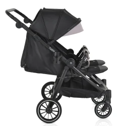 Cărucior de plimbare pentru gemeni Moni TwinGo Onyx cumpăra în Chișinau. Foto 2