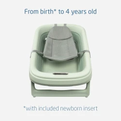 Складня ванночка с подставкой и градусником Maxi-Cosi Indigo Plus Sage Green, 86 см купить в Кишиневе. Фото 2