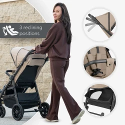 Прогулочная коляска KikkaBoo Jody Dark Grey купить в Кишиневе. Фото 8