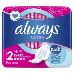 Прокладки Always Ultra Super 2, 8 шт. купить в Кишиневе. Фото 2