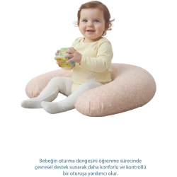 Подушка для кормления BabyJem Flowers Somon, 67x57 см купить в Кишиневе. Фото 4