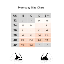 Бюстгальтер для кормления Momcozy Skin, размер L купить в Кишиневе. Фото 6