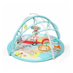 Коврик для детей BabyOno Fun Journey Голубой, 90x90×52 см купить в Кишиневе. Фото 1