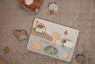 Puzzle din lemn Jollein Puzzle Farm, 6 elemente cumpăra în Chișinau. Foto 4