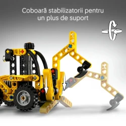 Конструкторы Lego Technic Backhoe Loader, 104 элемента купить в Кишиневе. Фото 5