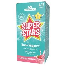 Пищевая добавка Nature's Aid Super Stars Bone Support, 60 таблеток купить в Кишиневе. Фото 1