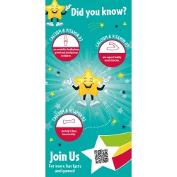 Пищевая добавка Nature's Aid Super Stars Bone Support, 60 таблеток купить в Кишиневе. Фото 2