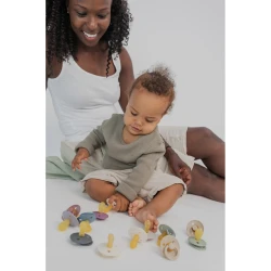 Пустышка круглая латексная Bibs Colour Cloud 6-18 мес купить в Кишиневе. Фото 4