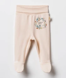 Pantaloni BabyCosy Green & Ecru, 2 buc. (3-6L) cumpăra în Chișinau. Foto 2