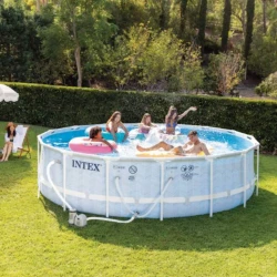 Bazin pentru copii Intex Chevron Prism Frame Premium + pompă de filtrare 5678 l/h, 19156 litri cumpăra în Chișinau. Foto 7