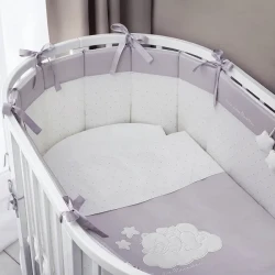Lenjerie de patut Perina Bambino Oval (6 piese), 125x75 cm cumpăra în Chișinau. Foto 1