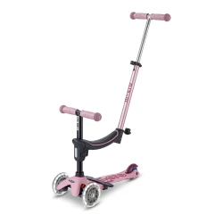Trotinetă 6 în 1 Micro Mini Rock&Go Deluxe LED Dusty Rose cumpăra în Chișinau. Foto 1
