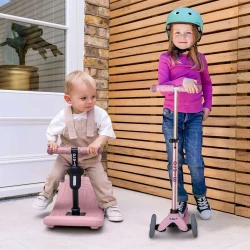 Trotinetă 6 în 1 Micro Mini Rock&Go Deluxe LED Dusty Rose cumpăra în Chișinau. Foto 6