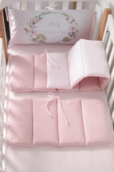 Lenjerie de pătuț Veres Flamingo pink new (6 piese), 120x60 cm cumpăra în Chișinau. Foto 4
