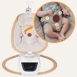 Качалка Lionelo Olivia Beige Natural купить в Кишиневе. Фото 12