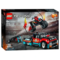 Конструкторы Lego Technic Stunt Show Truck & Bike, 610 элементов купить в Кишиневе. Фото 1