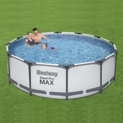 Bazin pentru copii Bestway Steel Pro Max + pompă de filtrare 2006 l/h, 9150 litri cumpăra în Chișinau. Foto 3