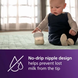 Набор бутылочек для кормления из полипропилена Philips Avent Natural Response, 125 мл, 2 шт. купить в Кишиневе. Фото 3