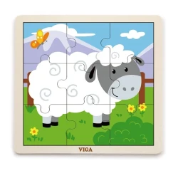 Деревянные пазлы Viga Sheep, 9 элементов купить в Кишиневе. Фото 2