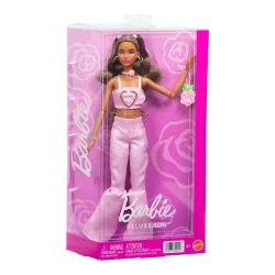 Кукла Barbie Deluxe Style № 12, розовый джинсовый топ и джинсы клёш купить в Кишиневе. Фото 3