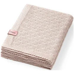 Paturica Babyono Natural Bamboo Knitted Light Beige, 75x100 cm cumpăra în Chișinau