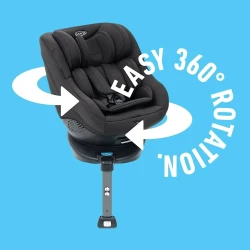 Автокресло 0-18кг Isofix Graco Turn2Me Black, поворотное 360 купить в Кишиневе. Фото 20