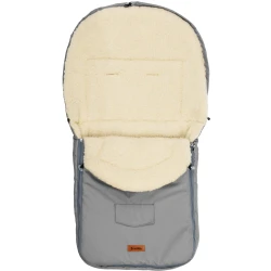 Husa de iarna pentru carucior Caretero Classic Wool Light Grey, 95x40 cm cumpăra în Chișinau. Foto 1