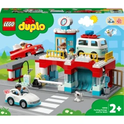 Set construcție Lego Duplo Parking Garage and Car Wash 10948, 112 elemente cumpăra în Chișinau. Foto 5