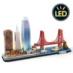 Пазл 3D Cubic Fun San Francisco, 90 элементов купить в Кишиневе. Фото 3