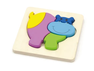 Puzzle educativ Viga Hipopotam, 5 elemente cumpăra în Chișinau. Foto 1