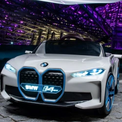 Машина на аккумуляторе KidsCar BMW i4 4x4 Белый купить в Кишиневе. Фото 5