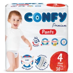 Подгузники-трусики Confy Premium 4 (9-14 кг), 30 шт. купить в Кишиневе. Фото 1