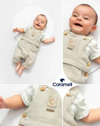Salopetă Caramell Free Boy Brown & Ivory (12-18L) cumpăra în Chișinau. Foto 3