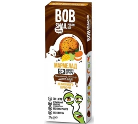 Натуральный мармелад Bob Snail Яблоко-Манго-Тыква-Чиа (6 мec+) 27 гр купить в Кишиневе. Фото 1