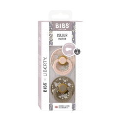 Пустышка круглая латексная Bibs Liberty Capel Blush Mix (6-18 мес.), 2 шт. купить в Кишиневе. Фото 2