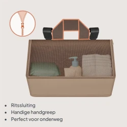 Organizator scutece Lionelo Sidepocket Medium Beige cumpăra în Chișinau. Foto 6